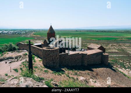 Khor Virap, Ararat, Armenien (Hayastan), Kaukasus, Zentralasien, Asien Stockfoto