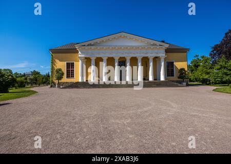 Orangerie im Botanischen Garten Uppsala. Triangeln, Uppsala, Schweden Stockfoto