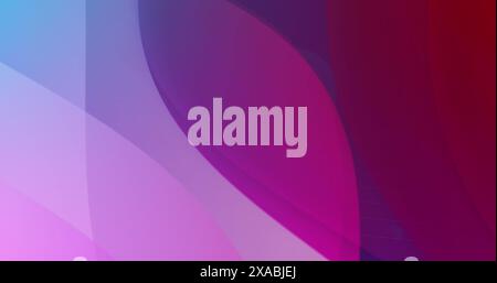 Bild von bunten Formen auf blauem Hintergrund Stockfoto