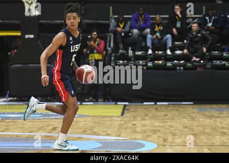 Darius Acuff Jr. (USA). FIBA Basketball Americup U18 - Buenos Aires 2024 Stockfoto