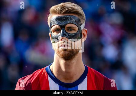 Oslo, Norwegen. Juni 2024. Kristoffer Ajer aus Norwegen wurde während des Fußballspiels zwischen Norwegen und Kosovo im Ullevaal Stadion in Oslo gesehen. (Foto: Gonzales Photo/Alamy Live News Stockfoto