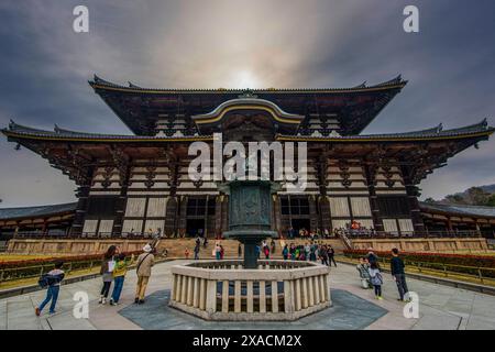 Todaiji-Tempel, UNESCO-Weltkulturerbe, Nara, Kansai, Honshu, Japan, Asien Copyright: MichaelxRunkel 1184-11777 Stockfoto