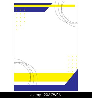 Flyer-Banner. Geometrischer Hintergrund. Vektorabbildung. Abstraktes Hintergrunddesign in Farbe. Zusammensetzung des Flüssigkeitsgradienten. Kreative Illustration für Poster Stock Vektor