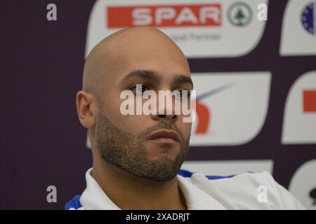 Roma, Italien. Juni 2024. Marcell Jacobs während der Pressekonferenz zur Präsentation der 26. Ausgabe der Leichtathletik-Europameisterschaft 2024 in Rom, Italien - Donnerstag, 6. Juni 2024 - Sport, Leichtathletik (Foto: Fabrizio Corradetti/LaPresse) Credit: LaPresse/Alamy Live News Stockfoto