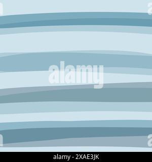 Streifen auf blauem Hintergrund. Abstrakter Vektorhintergrund für Website, Verpackung, Design Stock Vektor