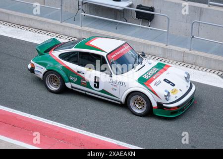 Los Arcos, Spanien-25. Mai 2024: 1975 Porsche 911 3,0 SC (GT-Rennwagen) Stockfoto