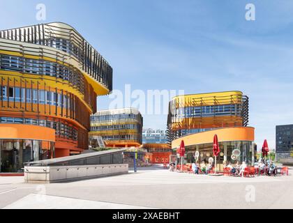 Wien, Österreich - Abteilung 3, Verwaltungsblock und Rektorenbüro, Campus WU / Wirtschaftsuniversität Wien von CRAB Studio Stockfoto