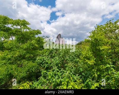 Der Felsen von Vincennes, Paris, Frankreich Stockfoto