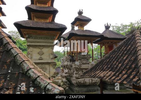 Pura Gunung Lebah Tempel am Campuhan Ridge Walk, Ubud, Bali in Indonesien Stockfoto