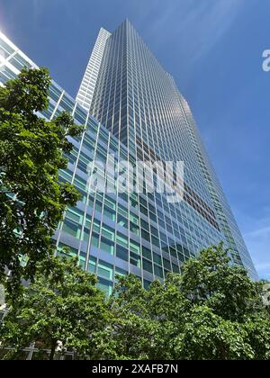 Goldman Sachs Global Headquarters, Low-angle View, 200 West Street, New York City, New York, USA Stockfoto