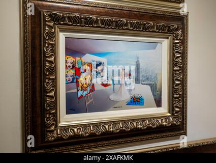 Das Park West, Fine Art Museum and Gallery befindet sich in Soho, 2024, New York City, USA Stockfoto