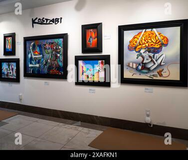 Das Park West, Fine Art Museum and Gallery befindet sich in Soho, 2024, New York City, USA Stockfoto