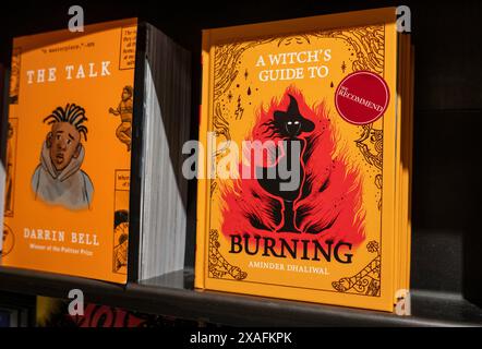 McNally Jackson ist eine unabhängige Buchhandlung mit Sitz in New York City in SoHo, USA 2024 Stockfoto