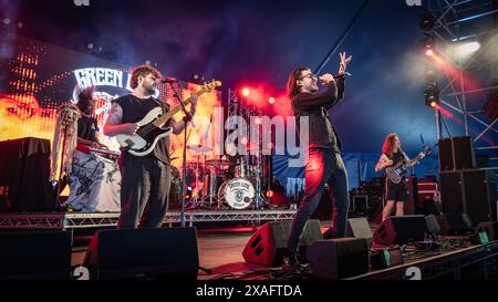 Green Lung beim Bearded Theory Festival 2024 Stockfoto