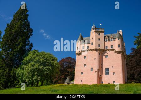 Craigievar Castle, Alford, Aberdeenshire, Schottland, Großbritannien. Stockfoto