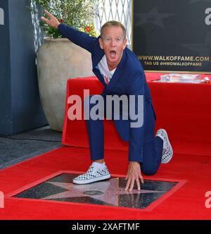 Los Angeles, Usa. Juni 2024. Richard Blade posiert für Fotografen während einer Enthüllungszeremonie, die ihn mit dem 2.782. Stern auf dem Hollywood Walk of Fame in Los Angeles am Donnerstag, den 6. Juni 2024 ehrt. Foto: Jim Ruymen/UPI Credit: UPI/Alamy Live News Stockfoto