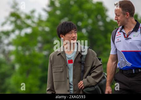 FAHRER während des Formel 1 AWS Grand Prix du Canada 2024, Montreal, Quebec, Kanada, vom 6. Bis 9. Juni - Rang 9 von 24 der F1-Weltmeisterschaft 2024 Stockfoto