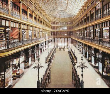 The Arcade, Cleveland, Cuyahoga County, Ohio 1901. Stockfoto