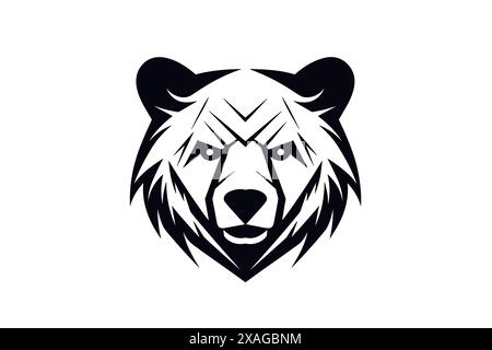 Illustration eines Bären Stock Vektor