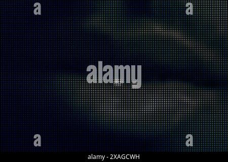 Makrofotografie eines farbenfrohen OLED-Displays. Abstrakter farbenfroher Hintergrund. Stockfoto