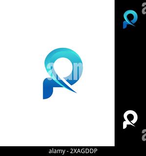 Moderne P Initial Logo Vorlage entwirft Vektorillustration. EPS 10 Stock Vektor