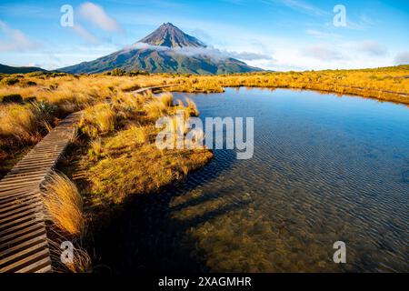 Mount Taranaki Lookout - Neuseeland Stockfoto