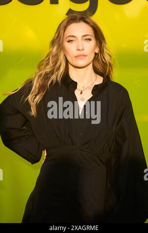 Barcelona, Spanien. Juni 2024. Paris Jackson nimmt am 7. Juni 2024 am Fotoruf der Desigual Fashion Show Spring - Summer 25 Kollektion in Barcelona Teil Foto von ABACAPRESS. COM Credit: Abaca Press/Alamy Live News Stockfoto