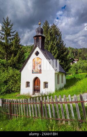 Bergkapelle, Pardell, Villnoss-Val di Funes, Südtirol, Italien Stockfoto