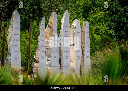 Prisoner of war Memorial, Botanische Gärten, Ballarat, Victoria Stockfoto