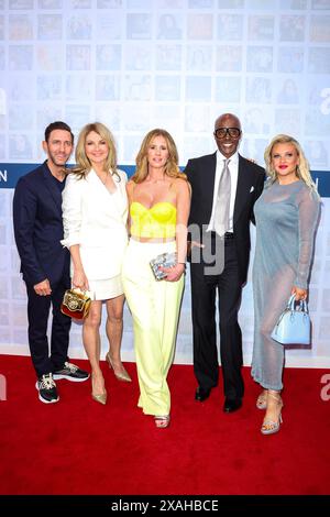 Bertelsmann Party 2024 - Roter Teppich Marcel Remus, Frauke Ludowig, Mareile Höppner, Bruce Darnell und Evelyn Burdecki auf dem Roten Teppich der Bertelsmann Party 2024 in der Bertelsmann-RepraÌˆsentanz am 06.06.2024 in Berlin. *** Bertelsmann Party 2024 Roter Teppich Marcel Remus, Frauke Ludowig, Mareile Höppner, Bruce Darnell und Evelyn Burdecki auf dem Roten Teppich der Bertelsmann Party 2024 im Bertelsmann RepraÌˆsentanz am 06 06 06 2024 in Berlin Copyright: XEventpressxKochanx Stockfoto