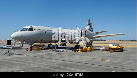 P-3 Orion Marine Patrouillenflugzeug Stockfoto