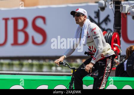 Circuit de Monaco, Monte-carlo, Monaco. 26.Mai 2024; Nico Hulkenberg aus Deutschland und MoneyGram Haas F1 Team während des Formel-1-Grand Prix von Monaco Stockfoto