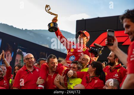 Circuit de Monaco, Monte-carlo, Monaco. 26.Mai 2024; Charles Leclerc von Monaco und Scuderia Ferrari während des Formel-1-Grand Prix von Monaco Stockfoto