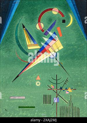 Wassily Kandinsky (1866-1944) Titel: FREI, 1927. Öl auf Karte. Stockfoto