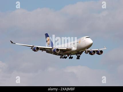 G-GSSC Global Supply Systems (British Airways World Cargo) Boeing 747-47UF/SCD London Stansted am 3. September 2006. Stockfoto