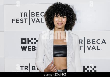 NEW YORK, NEW YORK, USA - 6. JUNI 2024: Alexis Zollicoffer nimmt während des Tribeca Festivs 2024 an der „Winter Spring Summer or Herbst“-Weltpremiere Teil Stockfoto