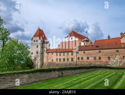 Historisches Schloss Trausnitz in Landshut, Niederbayern, Bayern, Deutschland, Europa Stockfoto