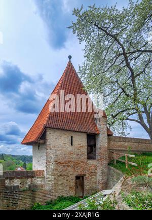 Historisches Schloss Trausnitz in Landshut, Niederbayern, Bayern, Deutschland, Europa Stockfoto