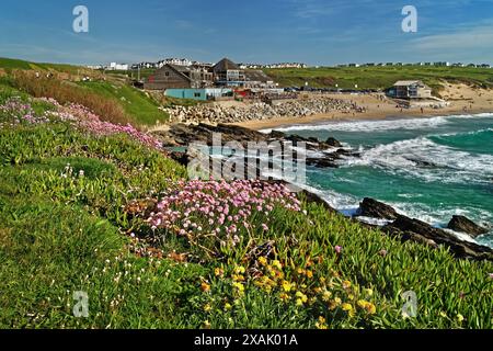 Großbritannien, Cornwall, Newquay, Fistral Beach Stockfoto