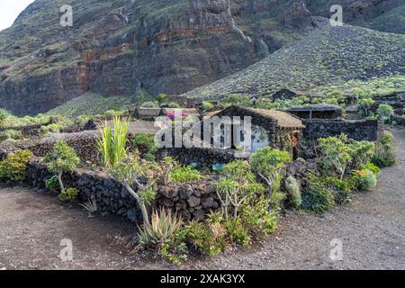 Freilichtmuseum von Guinea, Las Puntas, El Hierro, Kanarischen Inseln, Spanien Stockfoto