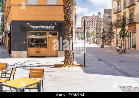 Europa, Spanien, Provinz Valencia, Valencia, Straßenszene im Stadtzentrum von Valencia Stockfoto