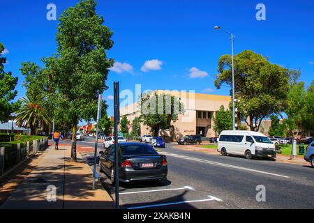 Das örtliche Gericht von Alice Springs in der Hartley Street im Zentrum von Alice Springs, Northern Territory, Zentralaustralien Stockfoto