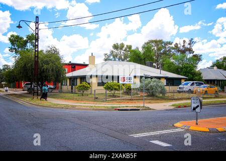 Die Heilsarmee Alice Springs ist in der Hartley Street im Northern Territory, Zentralaustralien, niedergelassen Stockfoto