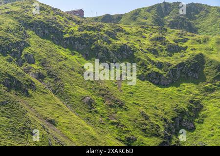 Europa, Österreich, Verwall, Vorarlberg, Montafon, Schruns, Blick auf die Wormserhütte Stockfoto