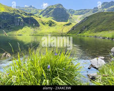 Europa, Österreich, Verwall, Vorarlberg, Montafon, Schruns, Schwarzsee im Montafon Stockfoto