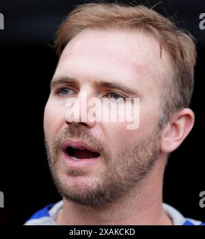 Pete Alonso von New York Mets während eines Workout-Tages vor dem Spiel der MLB London Series im London Stadium. Bilddatum: Freitag, 7. Juni 2024. Stockfoto