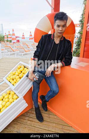 Cannes, Frankreich. Mai 2024. Jeremy Bellet ist auf den Internationalen Filmfestspielen in Cannes zu sehen. Stockfoto