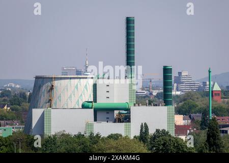 Stadtwerke Duisburg, Kraftwerk Duisburg-Wanheim, Ruhrgebiet, Nordrhein-Westfalen, Deutschland Stockfoto