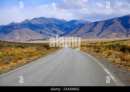 El Calafate, Autobahn R11, Patagonien, Argentinien Stockfoto