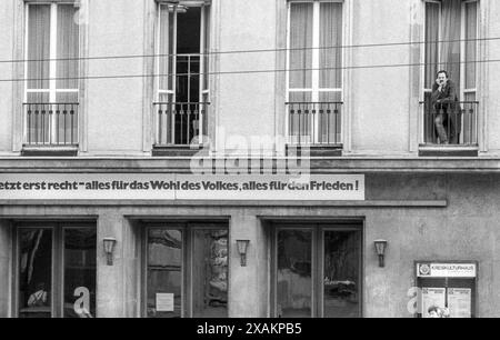 Szenen aus der ehemaligen DDR, Besuch in der DDR Stockfoto